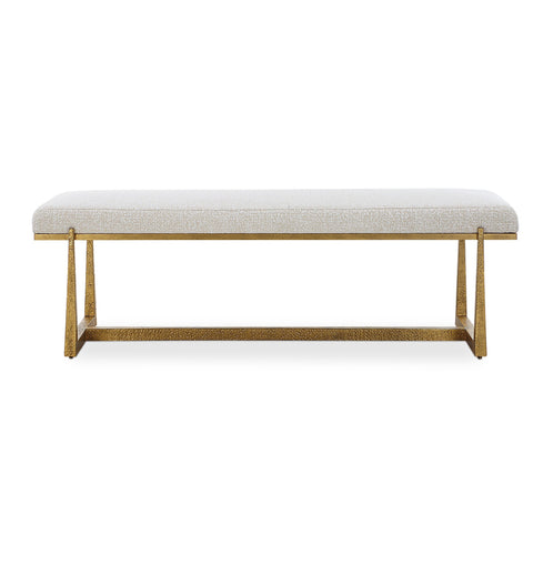 Midas Timeless Minimalist Modern Upholstered Accent Bench