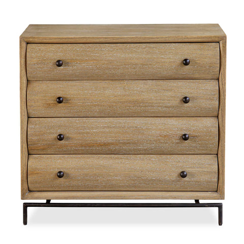 Millard Contemporary Accent Chest with Knob Handles