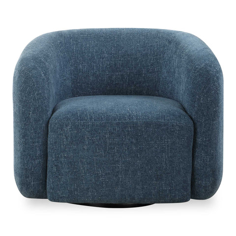Timeless Minimalist Modern Upholstered Barrel Lounge Chair