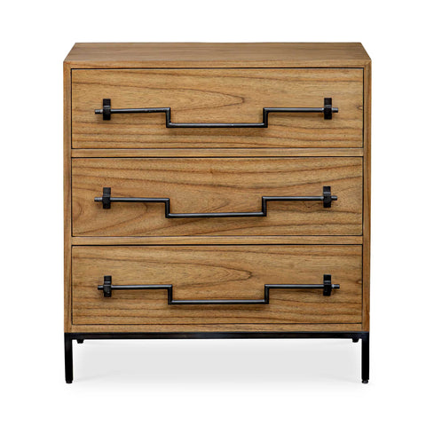 Jory Industrial Accent Chest with Pull Handles
