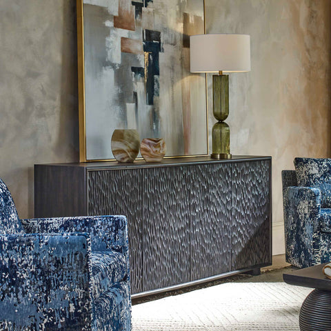 Stevenson Abstract Contemporary Accent Cabinet