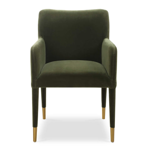 Timeless Minimalist Modern Parsons Upholstered Dining Armchair