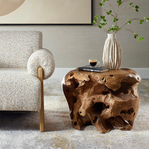 Uttermost Sola Organic Freeform Center Table Accent Table - 24 W