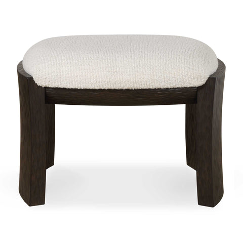 Soft Scandinavian Upholstered Accent Bench with Splayed Legs