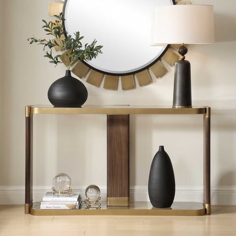 Ryles Contemporary Curved Entryway Console