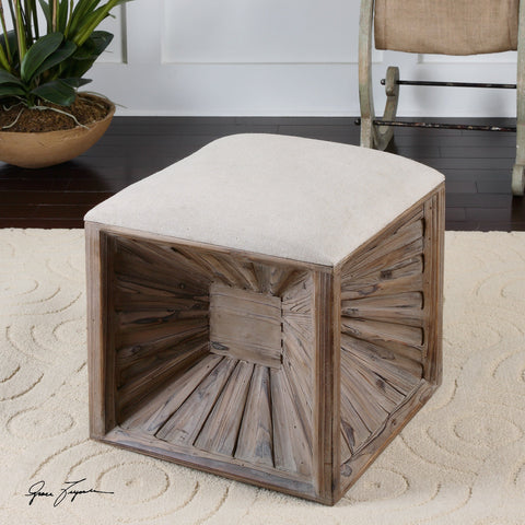 Timeless Minimalist Bohemian Pouf Ottoman