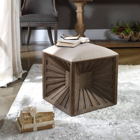 Timeless Minimalist Bohemian Pouf Ottoman
