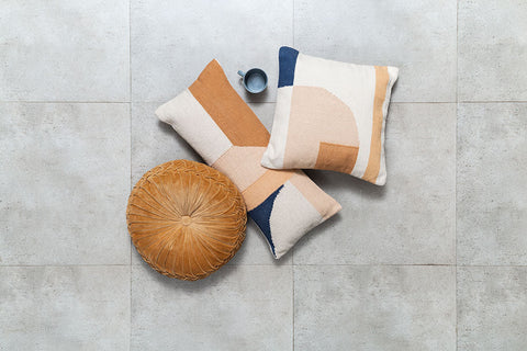 The Artisen Artful Traditionalist Handcrafted Modern Accent Throw Pillow - 18 x 18