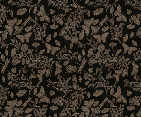 Artisan-Crafted Floral Viscose Fabric - 138cm
