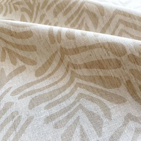 Frond Throw Pillow in Truffle