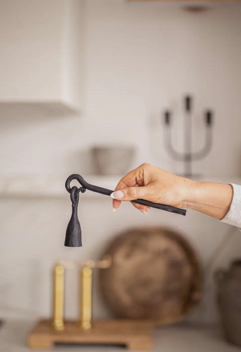 Black Iron Candle Snuffer