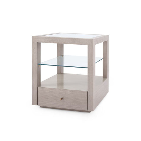Villa & House Gavin Modern Square Accent Table with Storage