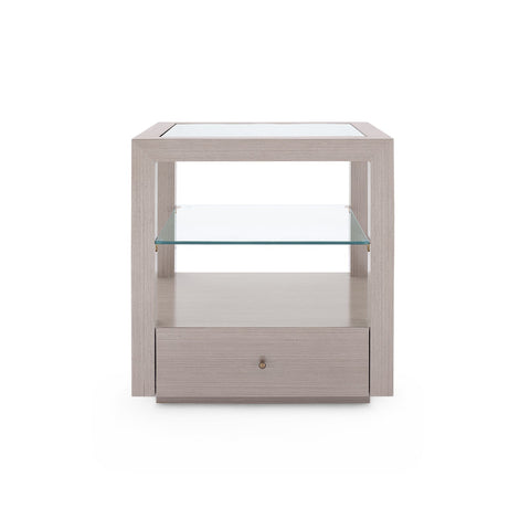 Villa & House Gavin Modern Square Accent Table with Storage