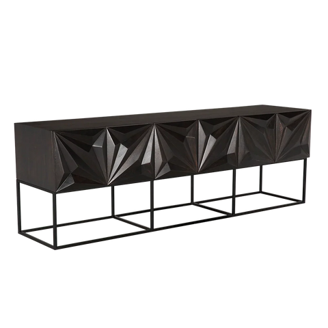 Zurich Timeless Minimalist Modern Geometric Entryway Console