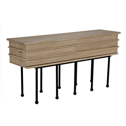 Oliver Modern Entryway Console with Ball Feet