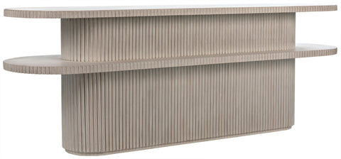 Noir Parker Timeless Minimalist Curved Entryway Console