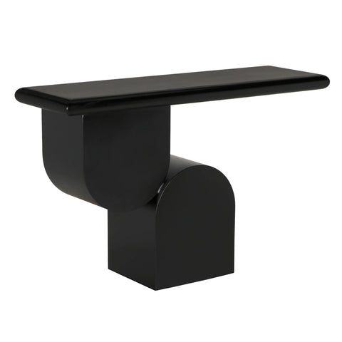 Fraser Timeless Minimalist Curved Console for Modern Entryway
