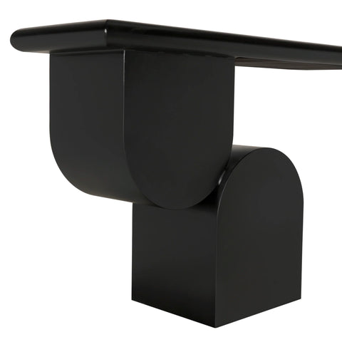 Noir Fraser Timeless Minimalist Curved Modern Console