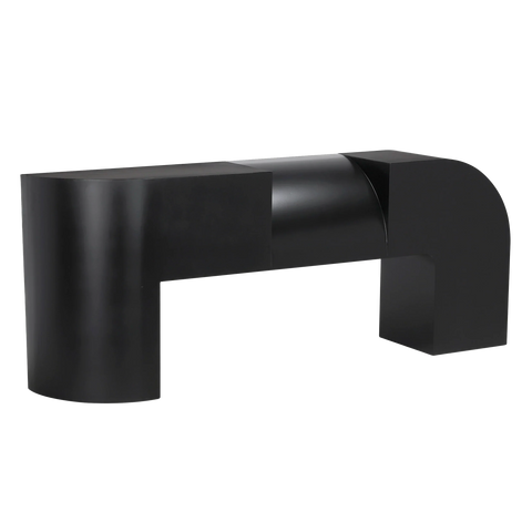 Crafter Timeless Minimalist Modern Curved Entryway Console