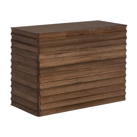 Pacelli Modern Entryway Console with Geometric Pattern