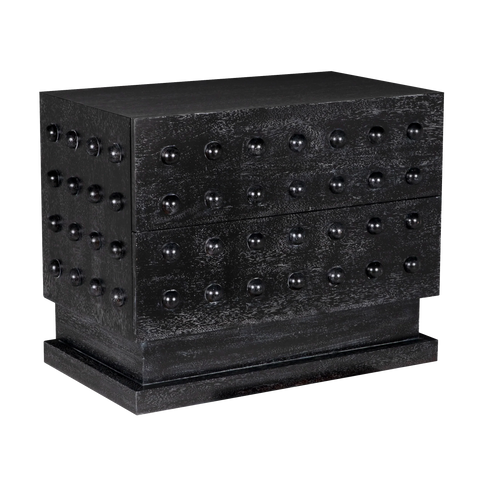 Contemporary Accent Chest with Knob Handles Sideboard