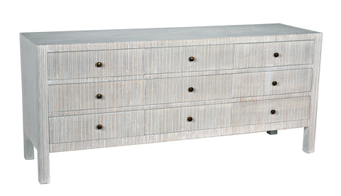 Conrad Contemporary Whitewash Drawer Chest