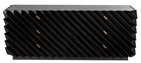 Industrial Double Dresser with Pull Handles Drawer Chest