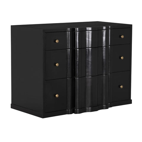 Modern Quiet Luxury Double Dresser with Knob Handles Drawer Chest