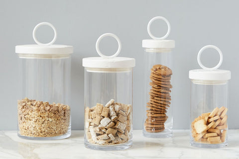 Bianca Scandinavian Glass Food Storage Canister
