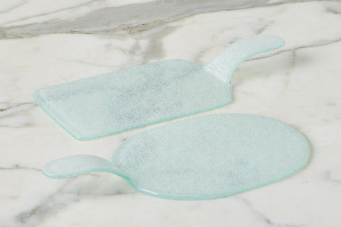 Minimalist Glass Solid Serving Tray