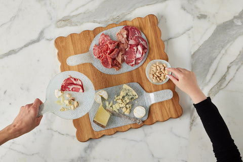 Minimalist Glass Solid Serving Tray