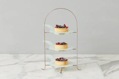 Everyday Modern Ceramic Glazed Appetizer Plate Set