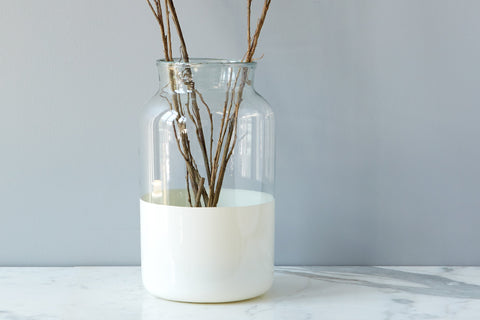 Contemporary Decorative Glass Storage Jar for Kitchen