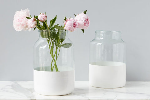 Contemporary Decorative Glass Storage Jar for Kitchen