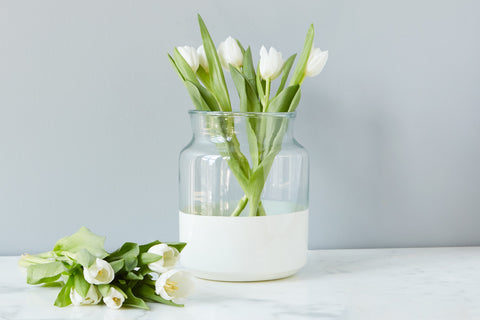 Contemporary Decorative Glass Storage Jar for Kitchen