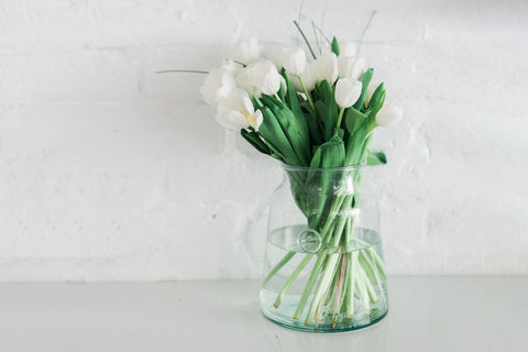 Organic Decorative Glass Storage Jar for Kitchen