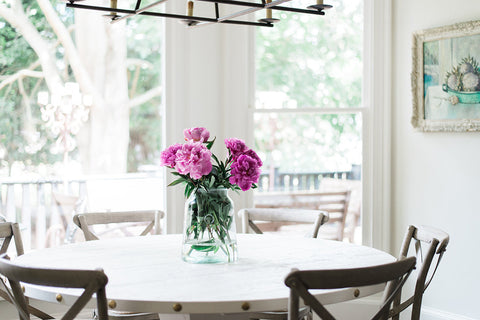 Organic Decorative Glass Storage Jar for Kitchen