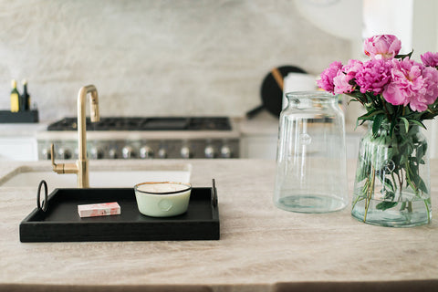 Organic Decorative Glass Storage Jar for Kitchen