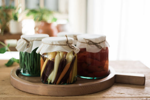 Organic Traditional Decorative Glass Canning Jar Storage