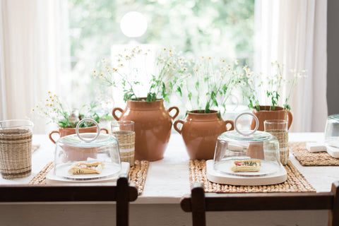 Organic Handmade Solid Serving Dish Cover