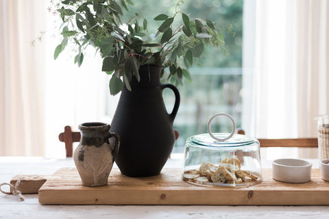 Organic Handmade Solid Serving Dish Cover