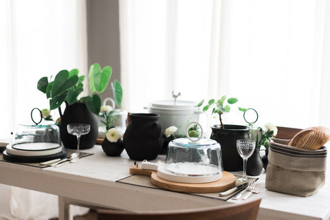 Organic Handmade Solid Serving Dish Cover