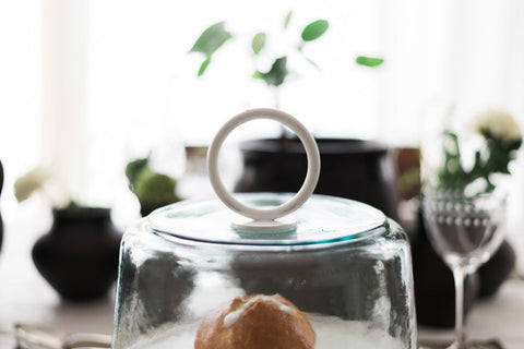 Organic Handmade Solid Serving Dish Cover