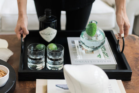 Decorating Essentials Handcrafted Glass Bud Vase in Clear