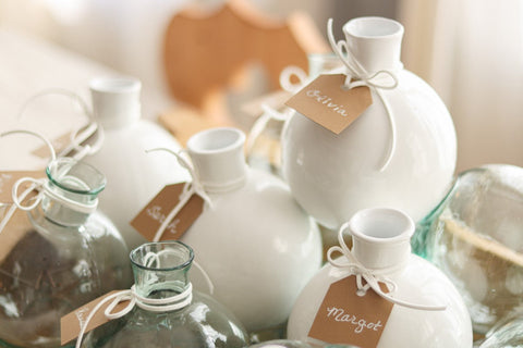 Decorating Essentials Contemporary Handcrafted Glass Bud Vase