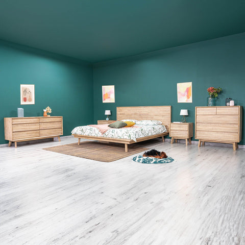 LH Imports Gia Scandinavian Timeless Minimalist Nightstand