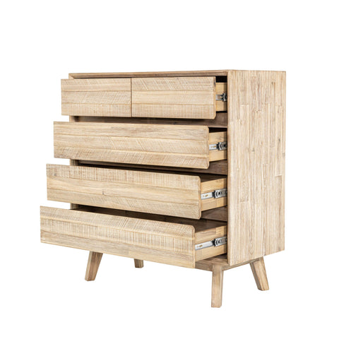 Gia Scandinavian Standard Chest with Inset Handles
