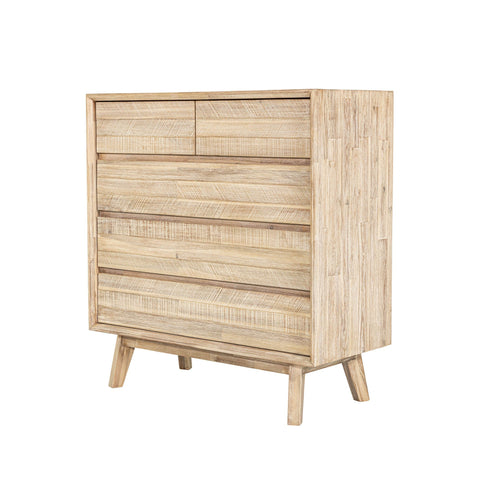 Gia Scandinavian Standard Chest with Inset Handles