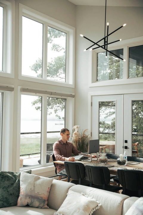 Gia Soft Scandinavian Extendable Dining Table with Frame Base