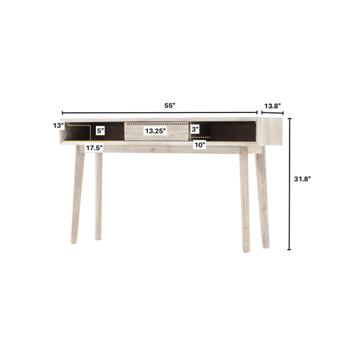 Gia Timeless Minimalist Scandinavian Entryway Console